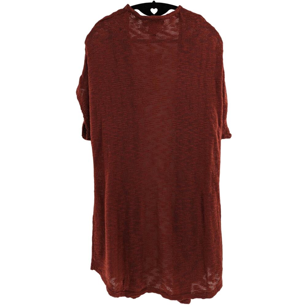 Catherine Malandrino Cardigan Long Knit Open Front Sweater - Picture 4 of 7